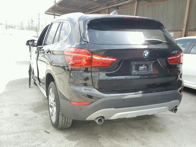 WBXHU7C33H5H34237 - 2017 BMW X1 SDRIVE2 BLACK photo 3