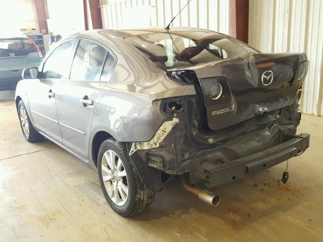 JM1BK32F981801053 - 2008 MAZDA 3 I GRAY photo 3