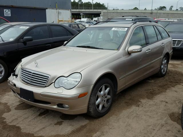 WDBRH64J62F167631 - 2002 MERCEDES-BENZ C 320 GOLD photo 2