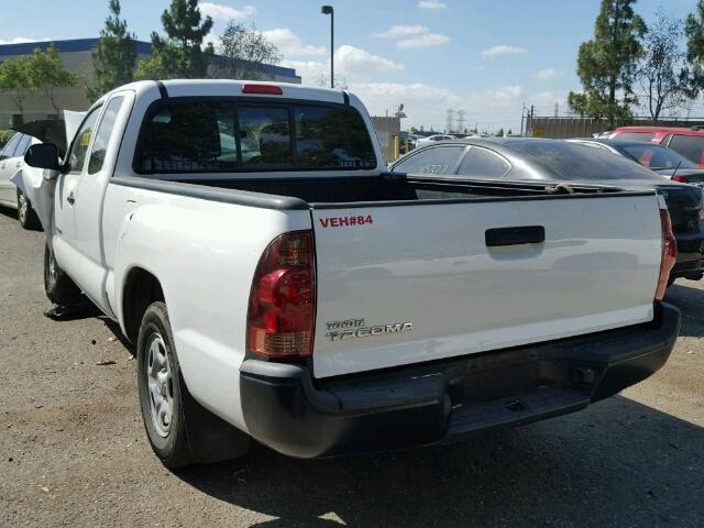 5TFTX4CN7EX040324 - 2014 TOYOTA TACOMA ACC WHITE photo 3