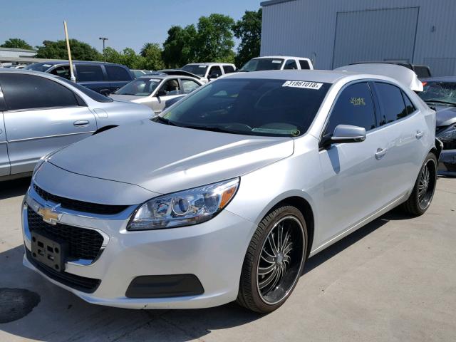 1G11C5SA2GU154302 - 2016 CHEVROLET MALIBU LIM SILVER photo 2