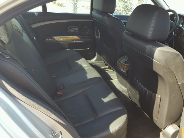 WBAGL63423DP65597 - 2003 BMW 745 I SILVER photo 6