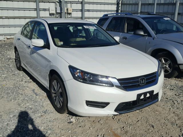 1HGCR2F35FA018689 - 2015 HONDA ACCORD LX WHITE photo 1