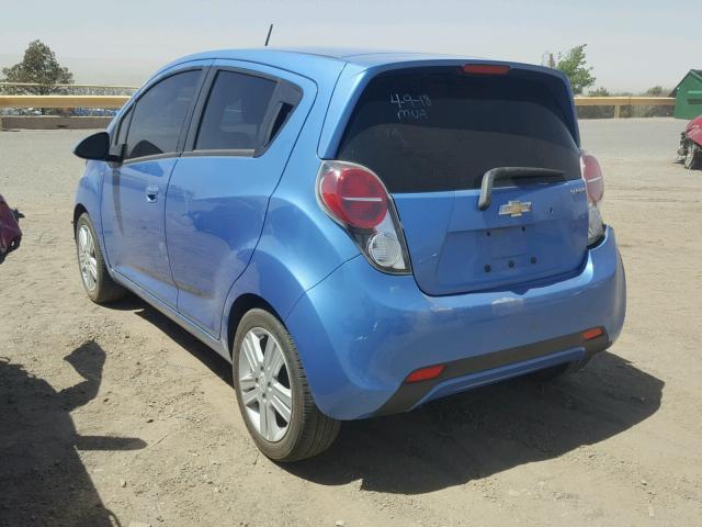 KL8CD6S92FC744232 - 2015 CHEVROLET SPARK 1LT BLUE photo 3