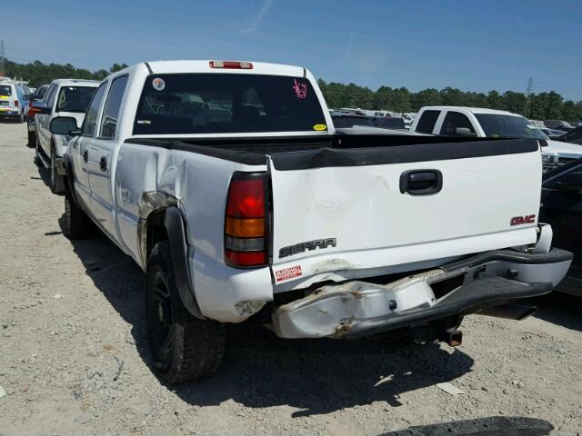 1GTHC23U97F146120 - 2007 GMC SIERRA C25 WHITE photo 3