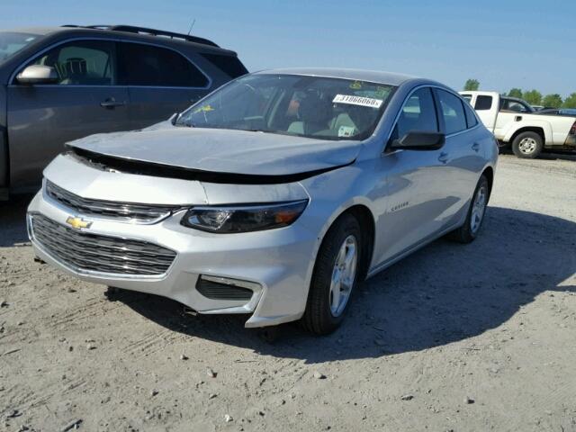 1G1ZB5ST1HF288585 - 2017 CHEVROLET MALIBU LS SILVER photo 2