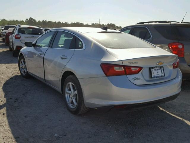 1G1ZB5ST1HF288585 - 2017 CHEVROLET MALIBU LS SILVER photo 3