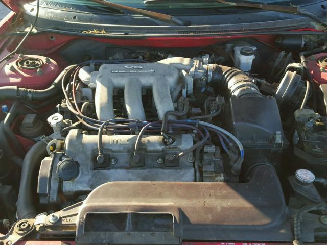 1YVGE31B9P5104110 - 1993 MAZDA MX-6 LS RED photo 7