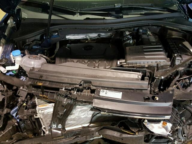 3VV3B7AX1JM059618 - 2018 VOLKSWAGEN TIGUAN SE Синій фото 7