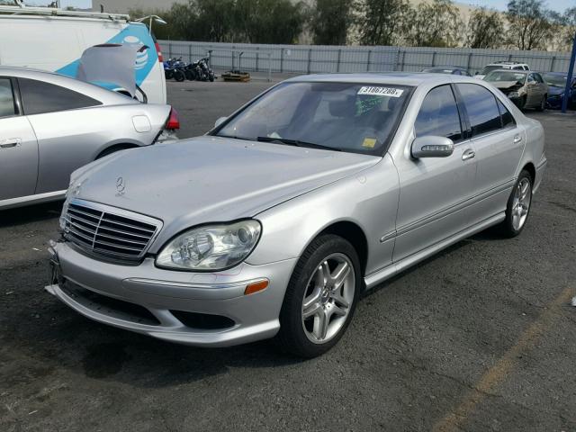 WDBNG75J16A465612 - 2006 MERCEDES-BENZ S 500 SILVER photo 2