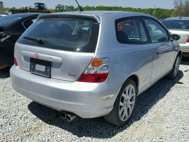 SHHEP33502U307729 - 2002 HONDA CIVIC SI SILVER photo 4