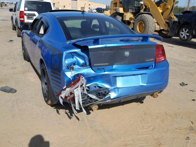 2B3KA73W98H171420 - 2008 DODGE CHARGER SR BLUE photo 9