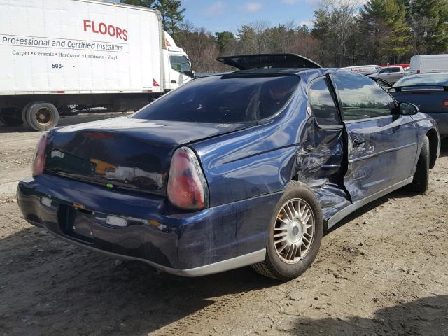 2G1WW12E919133654 - 2001 CHEVROLET MONTE CARL ლურჯი ფოტო 4