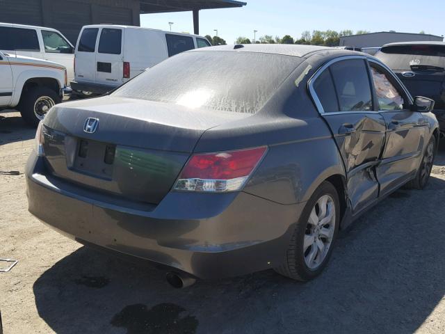 1HGCP268X8A083199 - 2008 HONDA ACCORD EXL GRAY photo 4