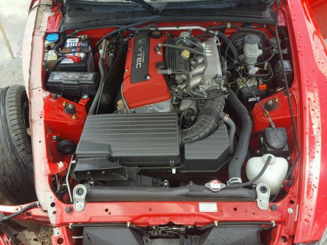 JHMAP11403T001061 - 2003 HONDA S2000 RED photo 7