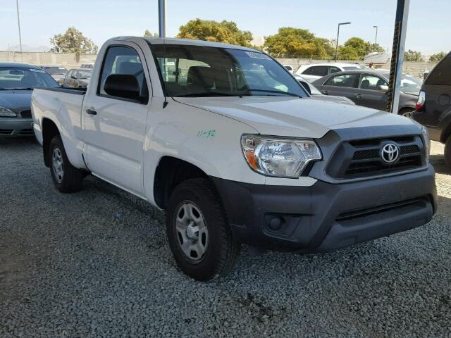 5TFNX4CN9EX035957 - 2014 TOYOTA TACOMA WHITE photo 1