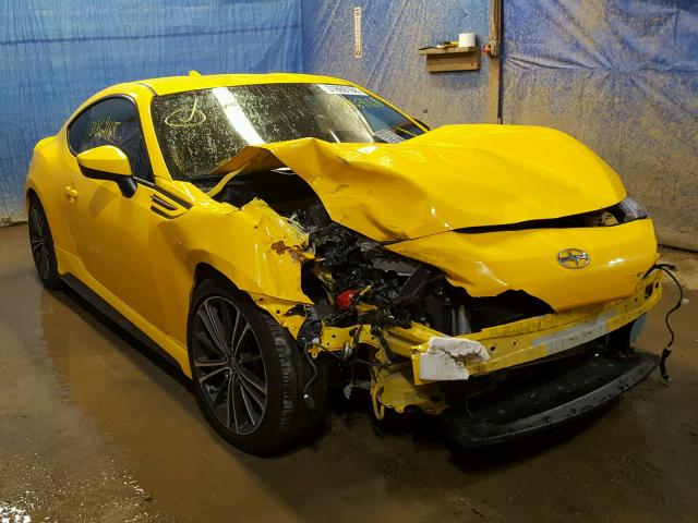 JF1ZNAA19F8706664 - 2015 TOYOTA SCION FR-S YELLOW photo 1