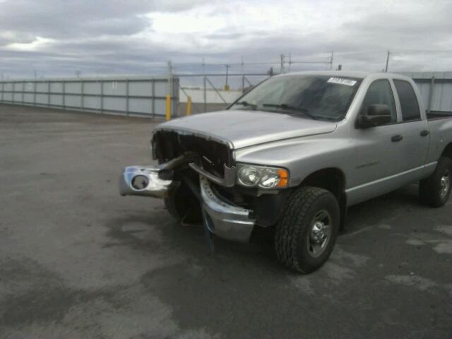 3D7KU28D74G118215 - 2004 DODGE RAM 2500 S SILVER photo 2