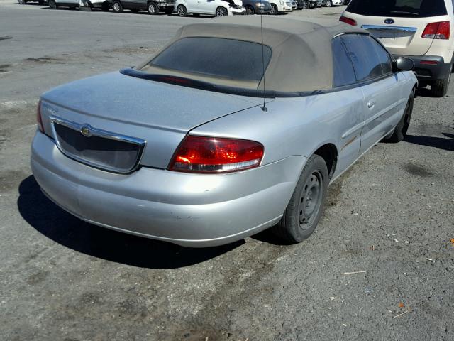 1C3EL45R36N247850 - 2006 CHRYSLER SEBRING GRAY photo 4