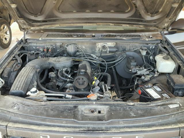 1B7FL26GXSW921062 - 1995 DODGE DAKOTA BLACK photo 7