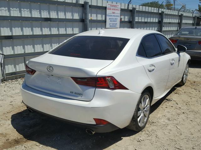 JTHBA1D26G5008719 - 2016 LEXUS IS 200T WHITE photo 4