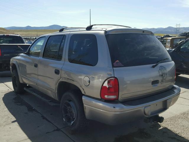 1B4HS28Z6XF586901 - 1999 DODGE DURANGO GRAY photo 3