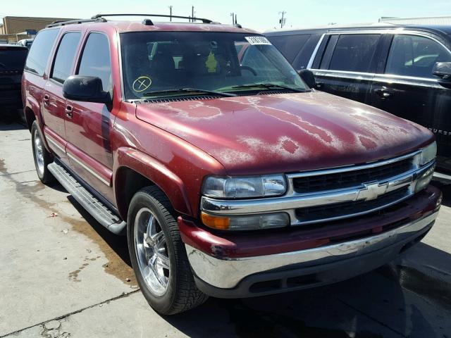 1GNEC16Z24J139210 - 2004 CHEVROLET SUBURBAN C MAROON photo 1