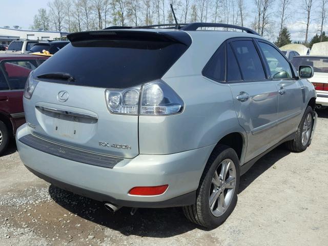 JTJHW31U260041370 - 2006 LEXUS RX 400 GRAY photo 4