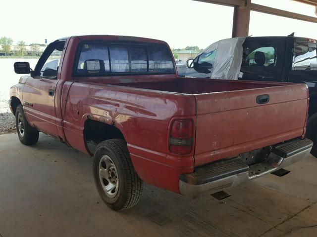 1B7HC16ZXRS672347 - 1994 DODGE RAM 1500 RED photo 3