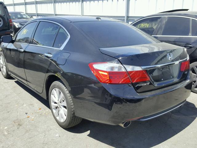 1HGCR3F88EA016113 - 2014 HONDA ACCORD EXL BLACK photo 3