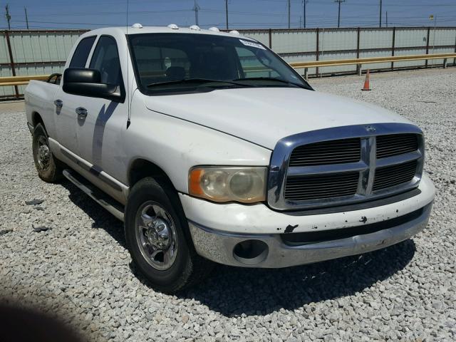 3D7KA28D94G221337 - 2004 DODGE RAM 2500 S WHITE photo 1