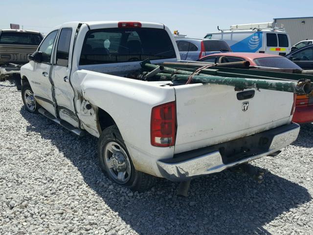 3D7KA28D94G221337 - 2004 DODGE RAM 2500 S WHITE photo 3