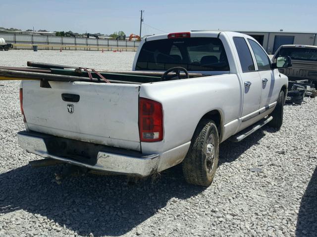 3D7KA28D94G221337 - 2004 DODGE RAM 2500 S WHITE photo 4