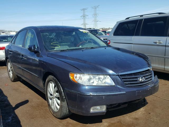 KMHFC46F97A240734 - 2007 HYUNDAI AZERA SE BLUE photo 1