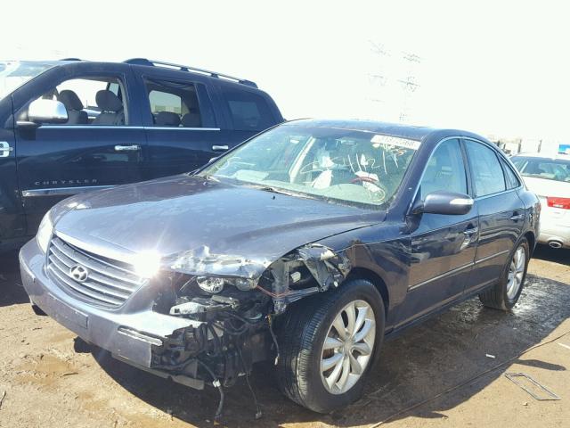 KMHFC46F97A240734 - 2007 HYUNDAI AZERA SE BLUE photo 2