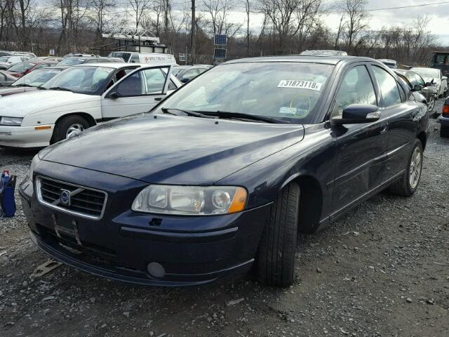 YV1RS592772635342 - 2007 VOLVO S60 2.5T BLUE photo 2