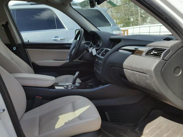 5UXWX9C58D0A16908 - 2013 BMW X3 XDRIVE2 WHITE photo 5