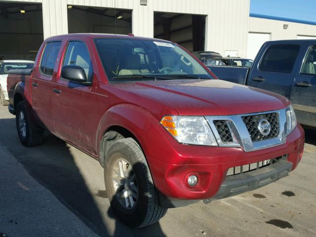 1N6AD0EV2GN776718 - 2016 NISSAN FRONTIER S MAROON photo 1