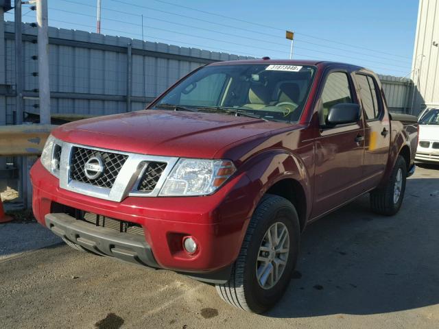 1N6AD0EV2GN776718 - 2016 NISSAN FRONTIER S MAROON photo 2
