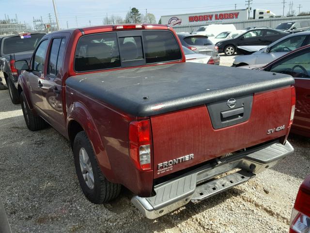 1N6AD0EV2GN776718 - 2016 NISSAN FRONTIER S MAROON photo 3