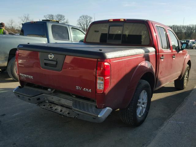 1N6AD0EV2GN776718 - 2016 NISSAN FRONTIER S MAROON photo 4