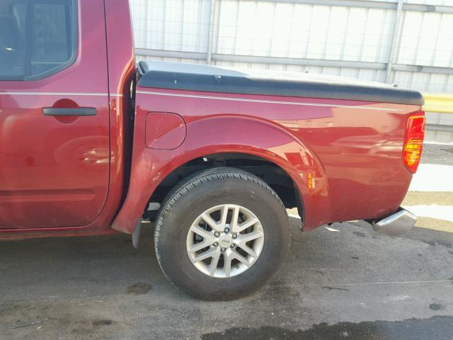 1N6AD0EV2GN776718 - 2016 NISSAN FRONTIER S MAROON photo 9