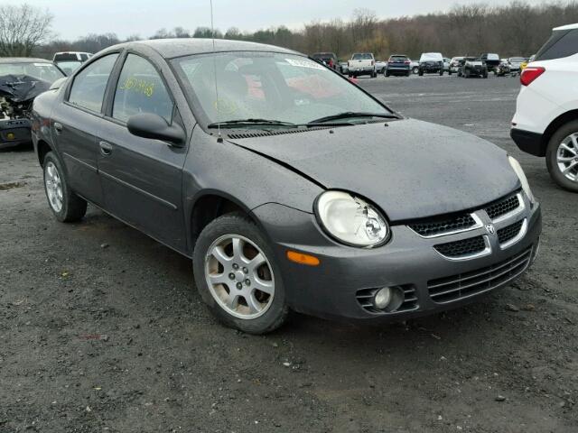 1B3ES56CX4D543130 - 2004 DODGE NEON SXT GRAY photo 1