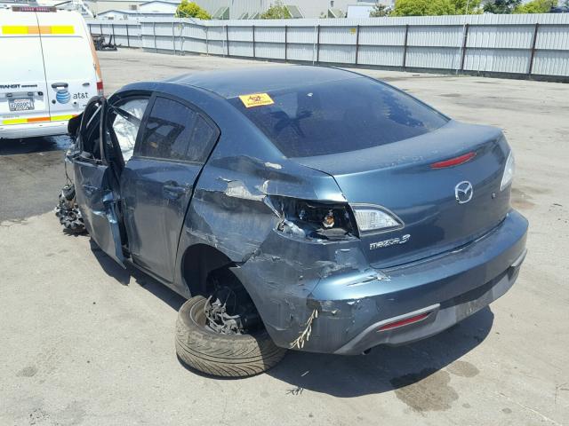 JM1BL1SG9A1124876 - 2010 MAZDA 3 I TEAL photo 3