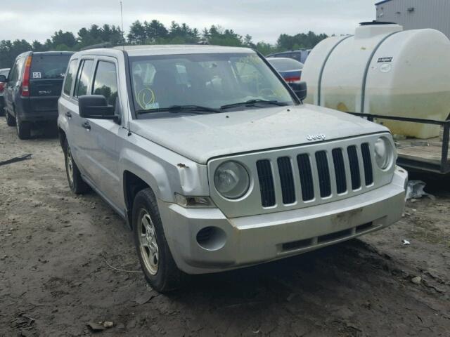 1J8FF28W57D409376 - 2007 JEEP PATRIOT SP SILVER photo 1