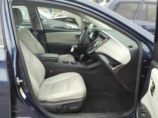 4T1BK1EB5GU201829 - 2016 TOYOTA AVALON XLE BLUE photo 5