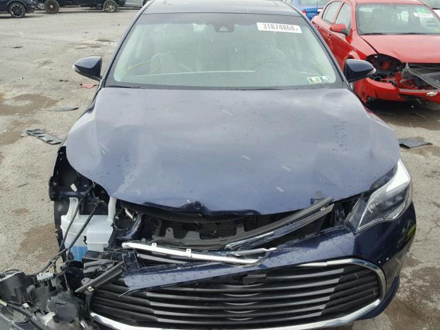 4T1BK1EB5GU201829 - 2016 TOYOTA AVALON XLE BLUE photo 7