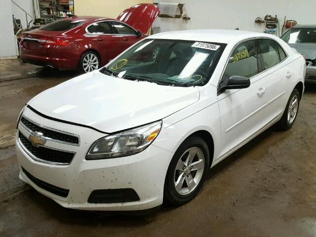 1G11B5SA1DF357359 - 2013 CHEVROLET MALIBU LS თეთრი ფოტო 2