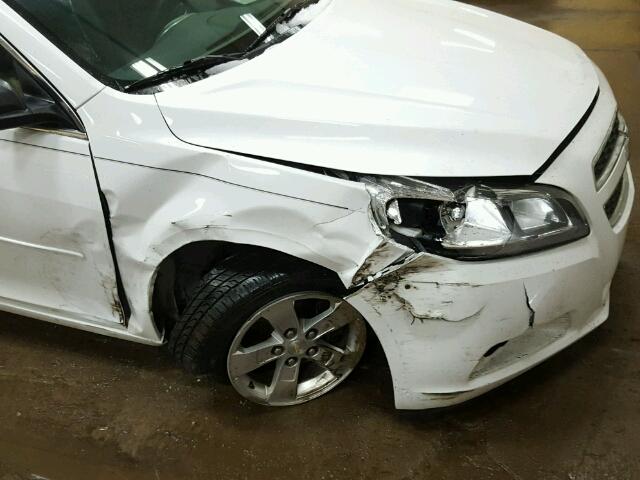 1G11B5SA1DF357359 - 2013 CHEVROLET MALIBU LS თეთრი ფოტო 9