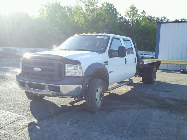 1FDAW56P96ED06710 - 2006 FORD F550 SUPER WHITE photo 2